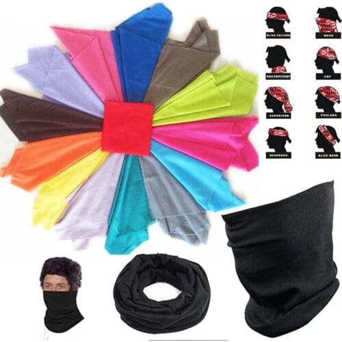 Unisex Man Women Head Face Neck Gaiter Tube Beanie Scarf Bandana Sports Outdoor Dustproof Shemagh Bape Bandanas