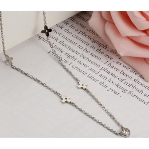 Stainless Steel Jewelry Woman Accesories Charm Necklace Women 2020 Fashion Jewellery Choker Chain Necklace Pendant