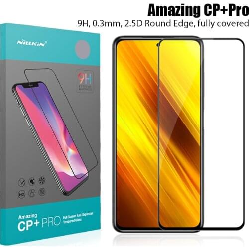 POCO X3 Pro Glass Screen Protector NILLKIN Amazing 9H Protective Film for Xiaomi POCO X3 Pro Tempered Glass Protector