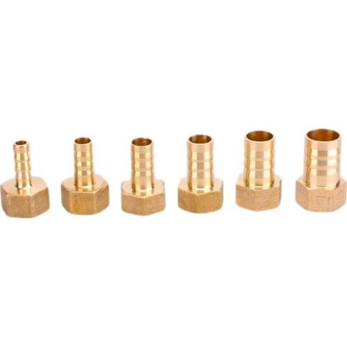1 Pcs G 3/8" Male Thread Pagoda Connector 8 6 10 12 16 19 MM Inner Wire Brass Copper Water Garden Irrigation Pipe Hose Adapters