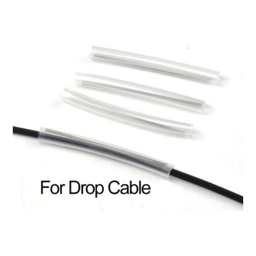 1000pcs/lot Fiber optic tube 60mm Fiber Cable Protection Sleeves FTTH heat shrink splice protector for Drop Cable