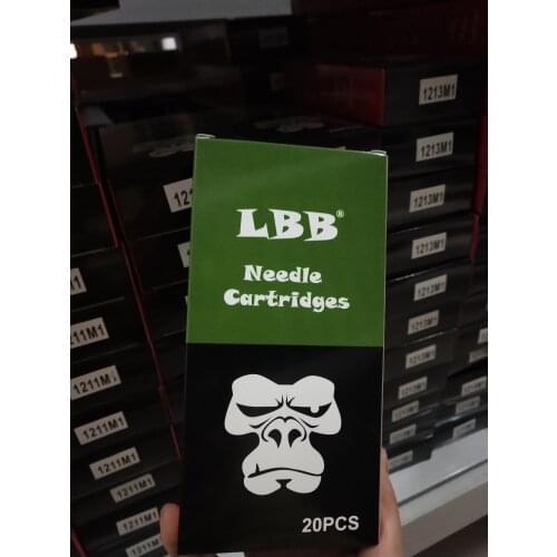 20pcs Tattoo Cartridge Needles Disposable Semi-Permanent Makeup Eyebrow Tattoo Pen Machine Supply 3RS/5RS/7RS/9RS/11RS/14RS/18RS