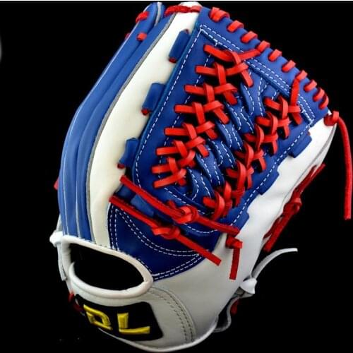 Free Shipping Sweat Absorbing Strengthened Durable 11.5''12''12.5'' Genuine Leather Cowhide Baseball Glove