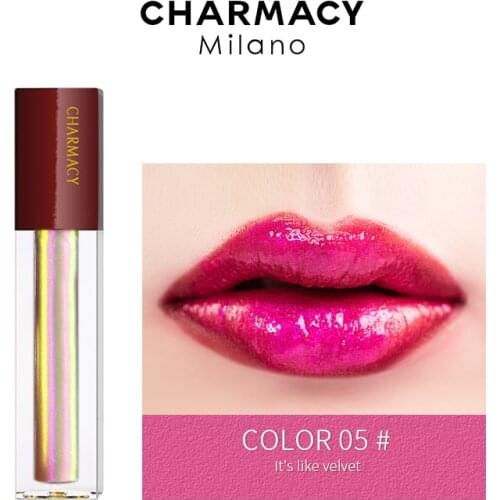 CHARMACY Shimmer Chameleon Douchrome Lip Gloss Waterproof Lasting Lipgloss Easy To Wear Sexy Lip Makeup Women Beauty Cosmetics