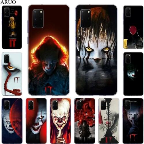 Horror IT Movie The Clown Soft TPU Phone Case For Samsung S20 Ultra Note 20 10 Pro 9 8 S10 Lite S9 S8 Plus S7 S6 A7 A5 A9 cover