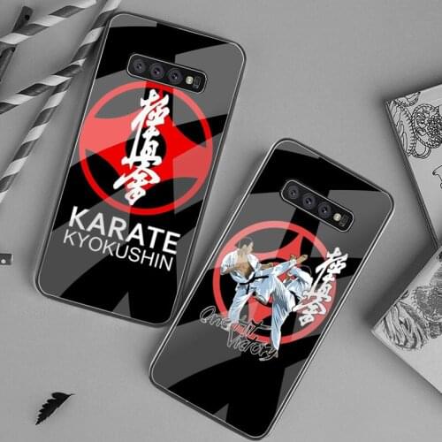 Oyama Kyokushin Karate Phone Case Tempered Glass For Samsung S20 Plus S7 S8 S9 S10 Plus Note 8 9 10 Plus