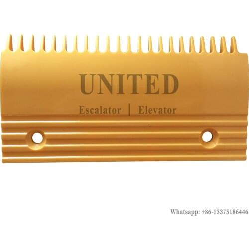 Escalator ABS Comb Plate L47312022A L204mm Hole Pitch 145mm Right 22 Teeth