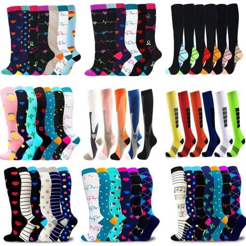 Multi Pairs Compression Stockings Varicose Veins Atheletics Nurses Edema Diabetes Socks For Men Women Dropship Soccer Stockings
