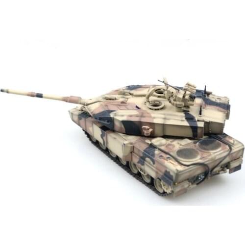 1/72 Die-casting Tank Model German New Leopard 2A7 2A7PRO Desert Camouflage Military Weapon Model Display Collection Adult Toys