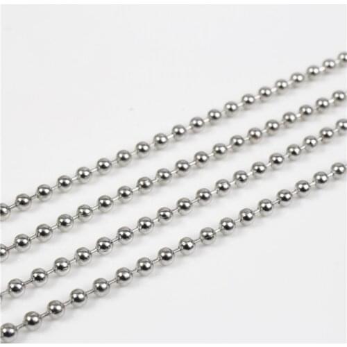 Nickel plated steel and stainless steel 4.5*6mm ball chain for roller blinds