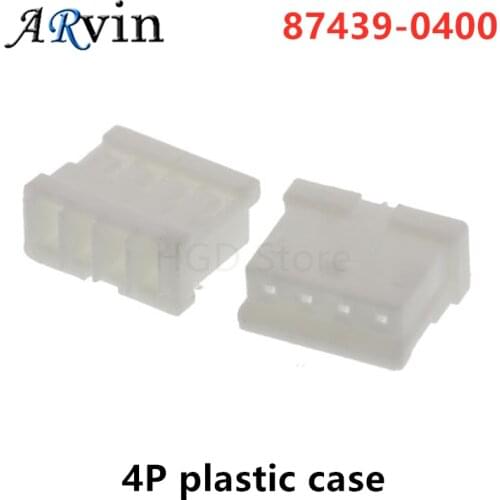 10pcs Molex connector 87439-0400 874390400 4P plastic case 1.5mm in stock
