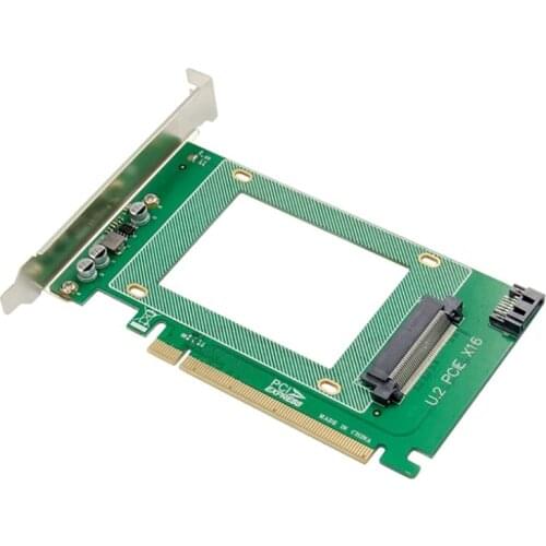 PCI-E X16 U.2 Expansion Card 2.5-Inch Pcie V3.0 X16 to U.2 SFF8639 32Gt/S Solid State SSD Hard Drive Conversion Card
