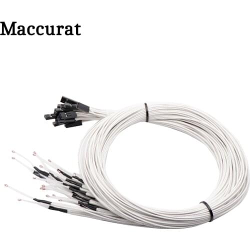 Resistor 100K ohm NTC 3950 Thermistors Thermal Sensors with Dupont/XH2.54 for Reprap 3D Printer Parts Temperature heater Accesso