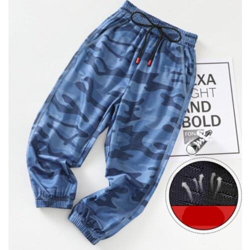 Boys Pants Summer Spring Children Casual Quick-Drying Anti-Mosquito Trousers For Baby 3 To 9 Years Kids Lce Silk Clothes Teens