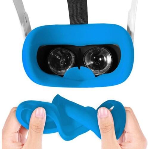 Silicone Eye Mask Cover Pad For Oculus Quest 2 VR Headset Blocking Eye Cover Pad