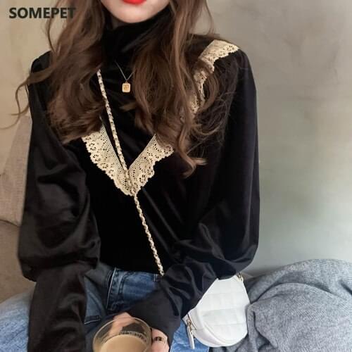 Somepet Womens Black Shirts