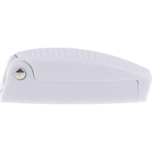 White Rounded Baggage Door Catch Holders for RV Camper Motorhome Trailer Cargo with Mounting Hardware, Easy Installation