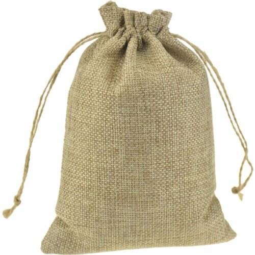 15X20 cm /6"X8" 2014 NEW Handmade Drawstring packaging burlap Wedding Party Christmas Gift Bags pouches jute bags Free shipping