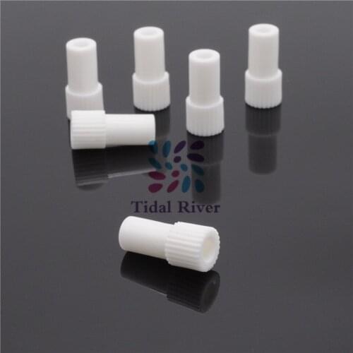 6/Pcs Dental Lab Tools Saliva Ejector Suction Adaptor Tube Convertor Saliva Swivels Tips Autoclavable 11mm - 6.5mm