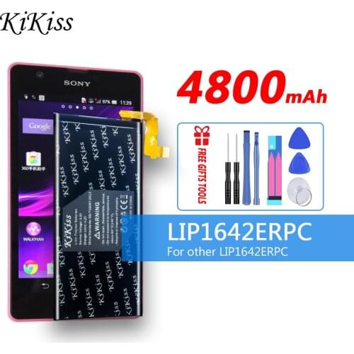 4800mAh High Capacity Battery For SONY Xperia XZ Premium G8142 XZP G8142 G8141 Mobile Phone Battery LIP1642ERPC + track NO