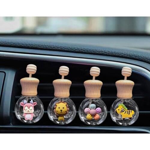 Car Air Vent Perfume Parfum Empty Bottle Essential Oil Aroma Fragrance Refillment Docors for Car Air Freshener Diffuser Bottle