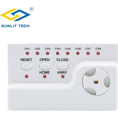 Water Detector Central Unit for Home Security Wired Water Leakage Controller Alarm System WZ806