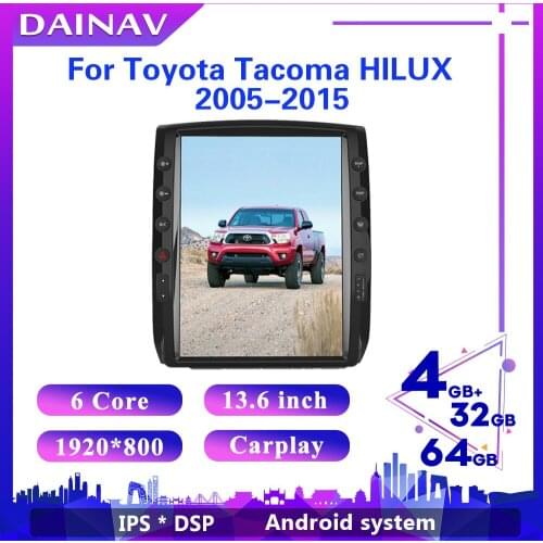 For TOYOTA Tacoma HILUX 2005-2015 Android car GPS radio multimedia player car GPS navigation DvD Stereo receiver player