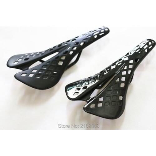 Newest Road bike glossy matt UD full carbon fibre saddle spider web Mountain bicycle front seat mat MTB parts Free shipping