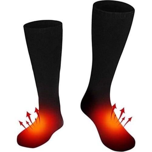 HOT Women Men Electric Battery Heated Socks Feet Warmer Heater Ice Fishing Foot Shoe Warmer Electric Sock Battery Power