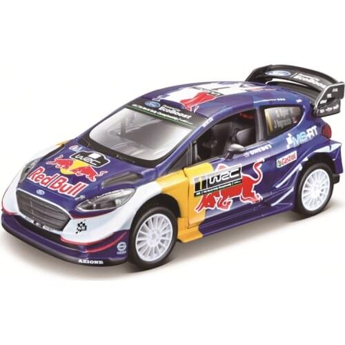 Bburago 1:32 2017 M-Sport Ford Fiesta WRC Sebastien Ogier Alloy Luxury Vehicle Diecast Cars Model Toy Collection Gift