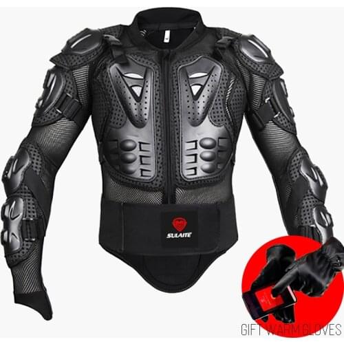 Motorcycles Armor Protection Clothing Motocross Jacket Protector Moto Cross Back Protector Motorcycle Jackets Black/RED