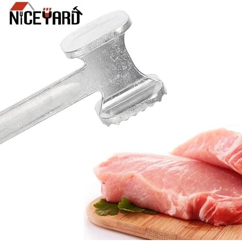 NICEYARD Knock-sided Hammer Meat Tenderizers Steak Tenderizer Cooking Tools Cookware Double-sided Aluminum Alloy Meat Pounders