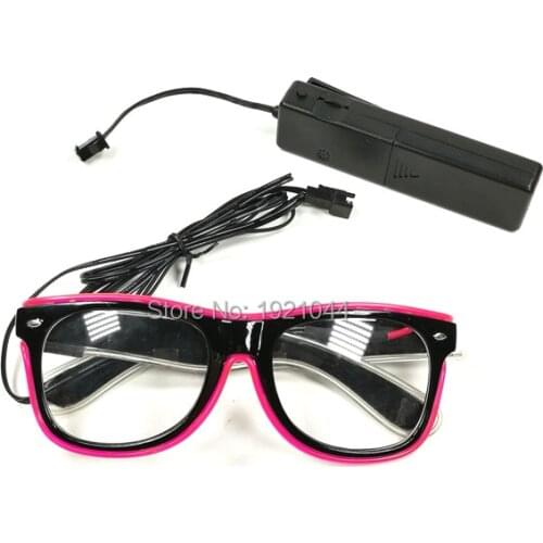 Birthday Party Supplies Dance Party Glasses Decoration EL Wire Rave Glasses 20pieces Wholesale Product