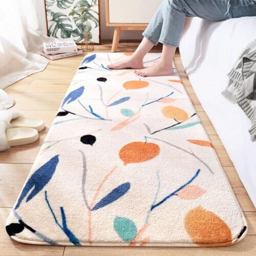 Modern Simple Style Hallway Bathroom Doormat Bedroom Bedside Area Rugs Rectangular Living Room Sofa Coffee Table Non-Slip Carpet