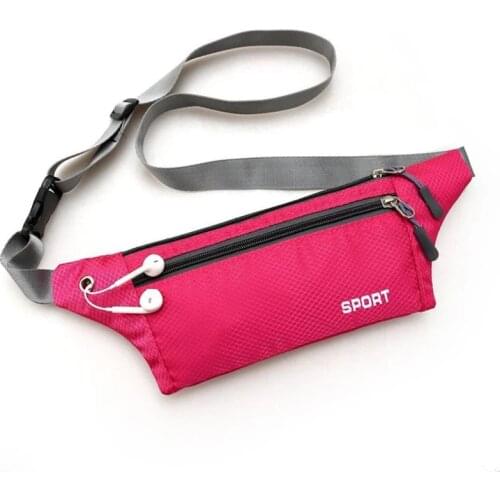 Women Sport Waist Pack Fanny Pack Crossbody Wallet Belt Travel Phone Bag Fashion Sport Pouch Money Fanny Bum Bag