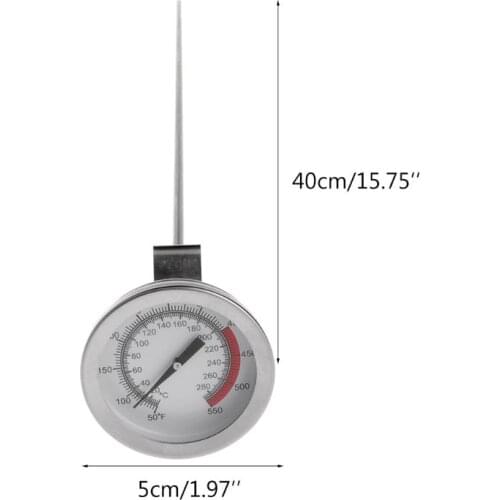 Frying Oil Fryer Fries Fried Chicken BBQ Grill Thermometer 40cm Long Probe Drop Ship