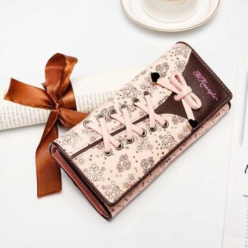 Women Long Wallet Cards Holder Wallet Ladies Bowknot Clutch Bag Cute Leather Purse Phone Card Holder Bag кошелек женский люкс