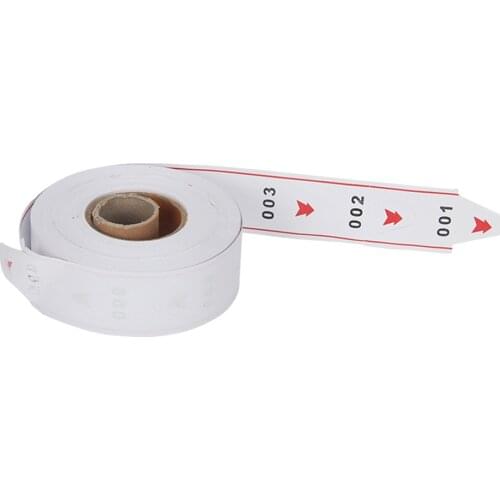 2roll/pack Tickets Paper Roll for ticket dispenser used in Take A Number System with 2000pcs number