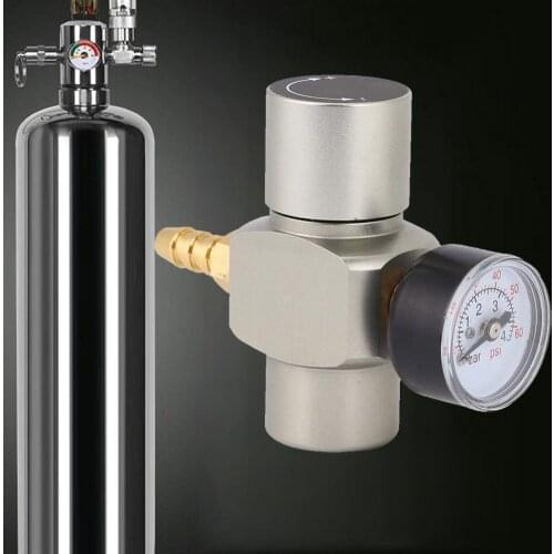 2 In 1Keg Pressure Regulator Sodastream Mini Gas Regulator CO2 Charger 30 PSI Keg Charger For Soda Stream Beer Kegerator