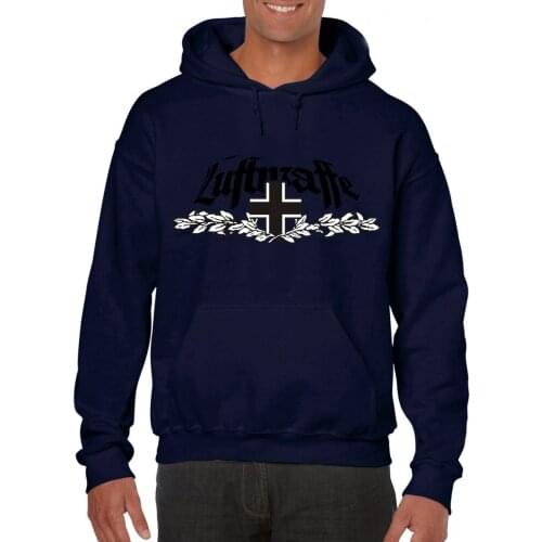 2019 Brand Printing Fashion Men Clothing Maglietta Military A28 Luftwaffe Aviazione Militare Hoodies Sweatshirt