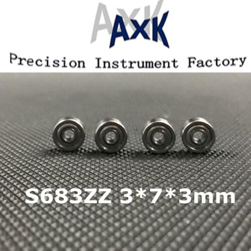 2019 Special Offer Sale S683zz Abec-3 3x7x3mm Stainless Steel Ball Bearings S683 Zz S618/3z