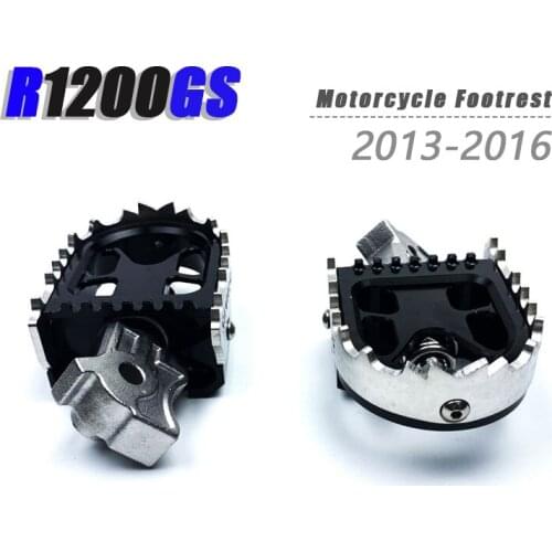 For BMW R1200GS LC 2013 2014 2015 2016 Motorcycle FootRests Wide Enduro Foot Pegs Rests Tilt Angle Adjustable Footpegs