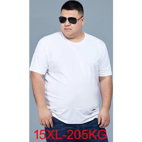 Summer Big Sale Men T-Shirt short Sleeve tees Cotton big sales Large Size big 7XL 8XL 9XL 10XL 12XL 15XL loose tshirt 52 66 68