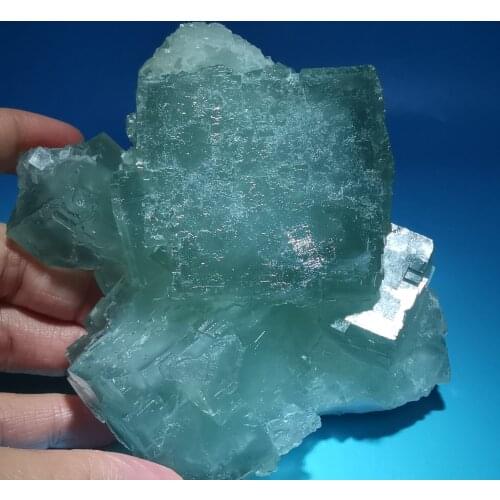 517.6gGreen fluorite crystal mineral specimen ring vein healing energy stone decoration QUARTZ GEM teaching collection jewelry