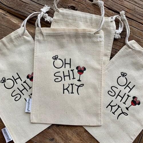 Crown tiara veil Recovery Survival Kit bag Bridal shower wedding Bachelorette hen party Bride To Be Bridesmaid decoration gift