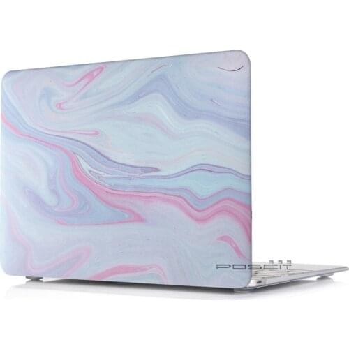 Marble pattern Plastic Laptop Shell Case Keyboard Cover only For 2018 New Alppe Macbook Air 13 With Retina Touch ID Model: A1932
