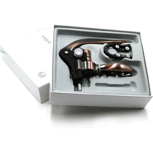 Professional Red Wine Opener Tool Cork Bottle Opener Rabbit Zinc Alloy Corkscrew Pourer Set Bottle Openers Boxed kitchen Tools