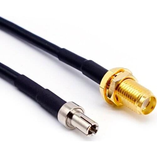 RF CABLE TS9 Male to SMA Female Antenna Pigtail Coaxial Cable Connector Adapter RG174 15CM