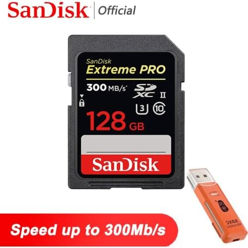 SanDisk Original Extreme PRO SD Card SDXC/SDHC SD 64GB Class10 Flash Memory Card 128GB TF SD Cards 32GB SDXC SDHC For Camera