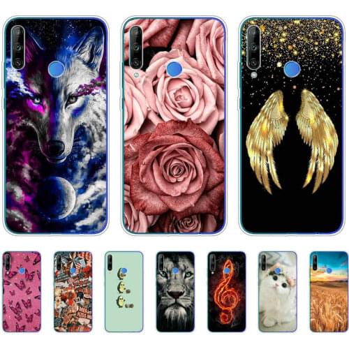 Silicon Case For HONOR 9C Case 6.39" Soft Tpu Phone Cover On Huawei Honor 9C 9 C AKA-L29 Back Bag Coque Bumper bag